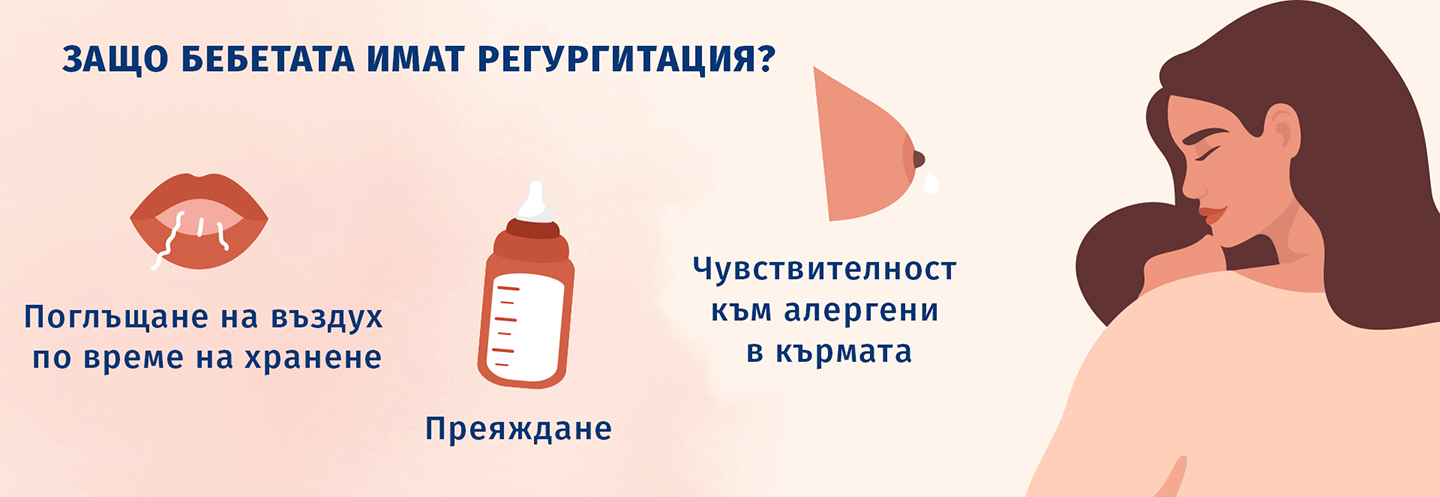 Защо бебетата повръщат: поглъщане на въздух, преяждане, чувствителност към алергени