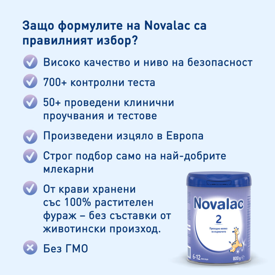 Предимства Novalac 2