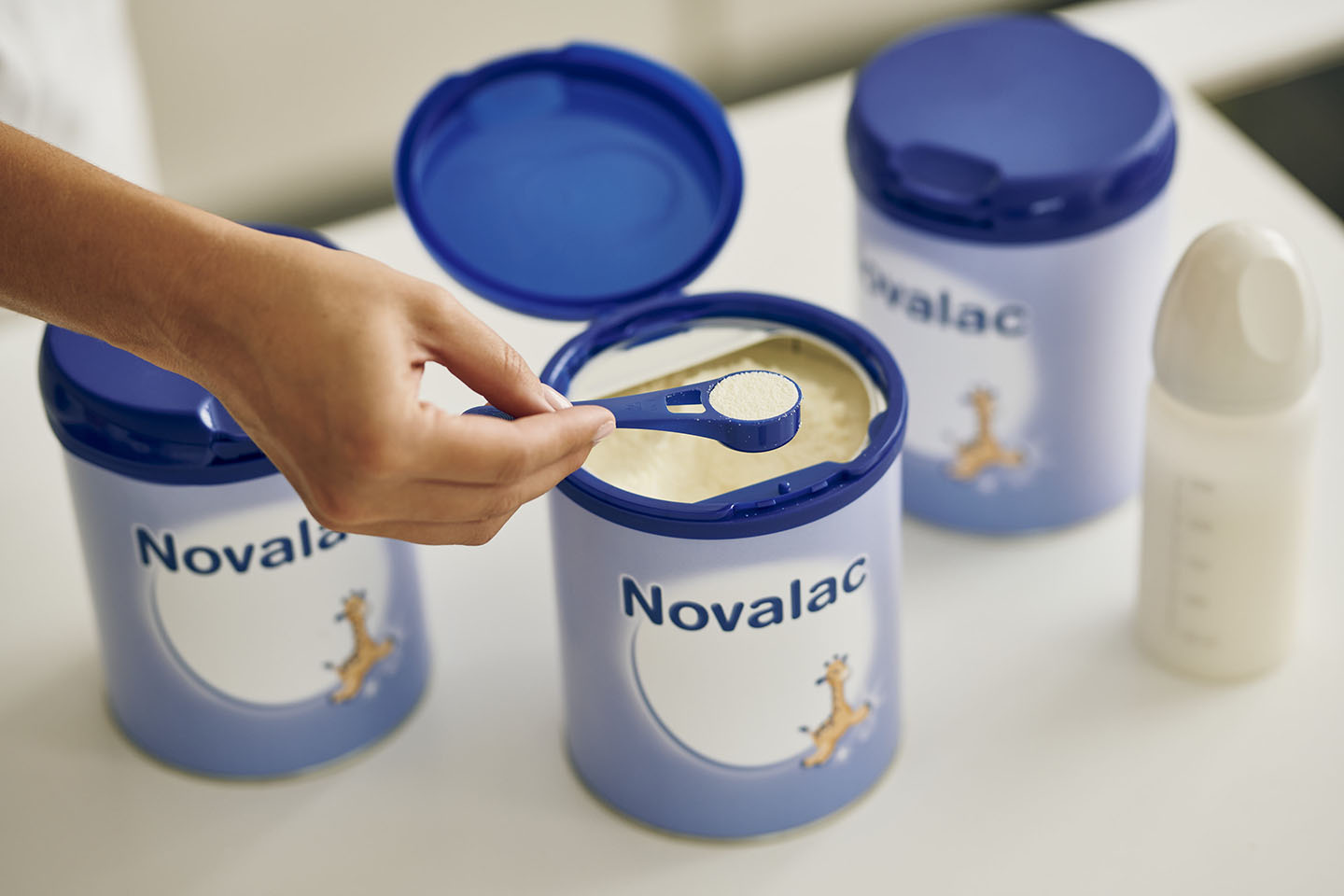 Дозировка на адаптираното мляко за кърмачета Novalac