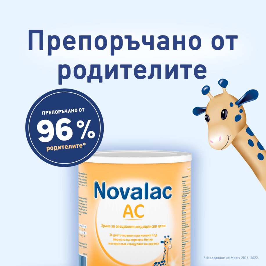 Novalac AC Препоръчано от родители